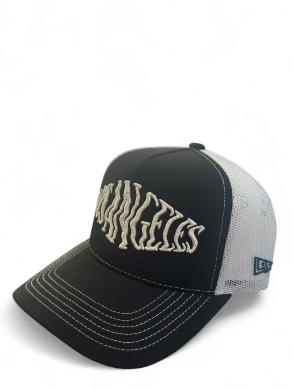 Life’s A Glitch Los Angeles Raised Embroidery Snapback Trucker Hat (NEW)